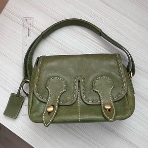 Vintage Tod’s Green Bag. Authentic.